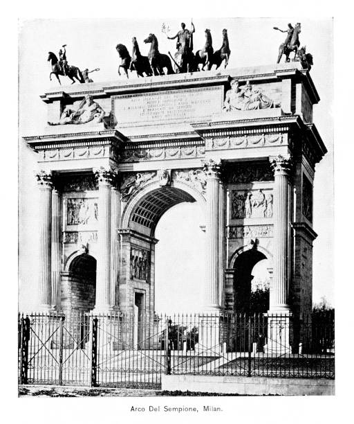istock Arco della Pace, Arch of Peace, Milan, Italy Photo 2162840826