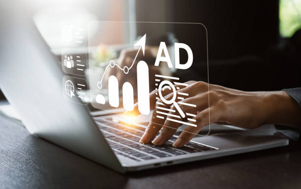 istock Businesswoman Using Laptop with Holographic Marketing Analytics Interface, Demonstrating Digital Advertising Strategy, Data Analysis, and Business Growth, Digital information marketing 2162850856