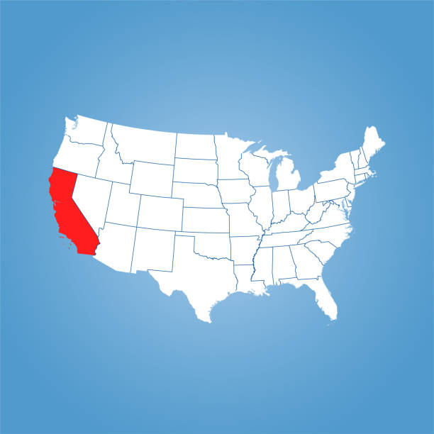 California Mapwrap 2,400+ Political Map Of California Stock Illustrations, Royalty-Free ...