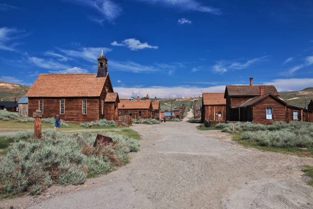 Bodie, United States - 11 Jul 2017: Bodie is abandoned City of Gold diggers
