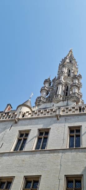 istock Tower of typical European medieval building 2162855855