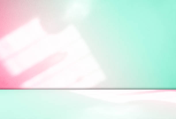 istock Background summer green pink wall studio room solid kitchen podium floor backdrop product scene shadow loft stage grey platform interior abstract mockup tropical cement minimal marble desk loft 2162856812