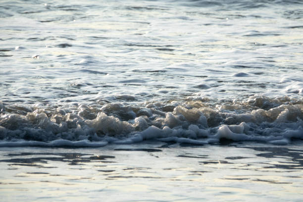 idyllic seascape in late afternoon