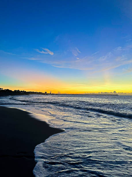 istock Dawn in the Pacific Ocean 2162864379