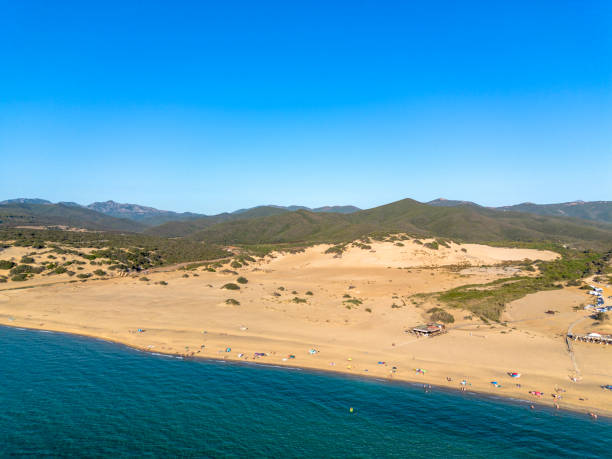 istock Piscinas beach aerial view, Sardinia, Italy 2162865489