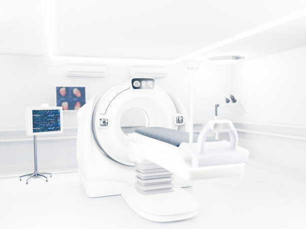 istock The CT scan room features a 3D rendering  CT scanner, used for high-resolution medical diagnostics. 2162865498