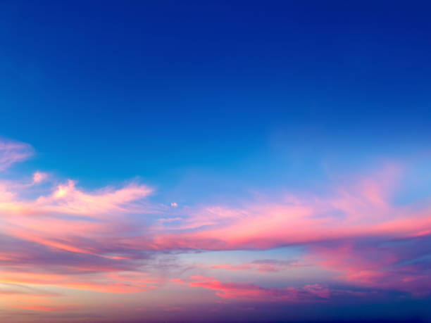 istock Beautiful colorful sunset sky, cloudscape background 2162866532