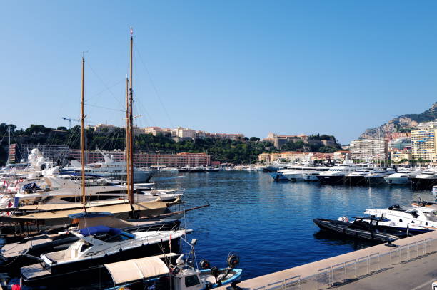 Monaco Cityscape with Mediterranean Sea