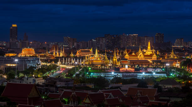 Wat Phra Kaew Ancient temple in bangkok Thailand