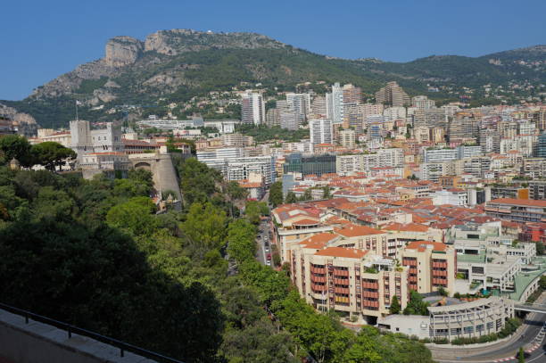 Monaco. June 16 2019. A view of guards at The Princes palace in Monaco