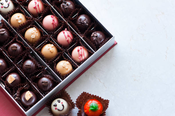 istock Chocolates, Box of chocolates, Halloween Desserts 2162869696