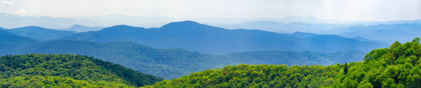 istock Panorama Along Blue Ridge Parkway: Devil's Courthouse Overlook, North Carolina 2162871680