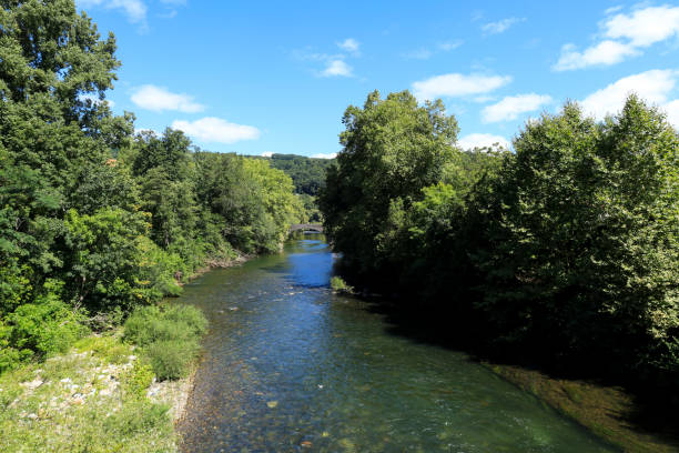 istock The Bidasoa River as it passes through Bera town 2162872794