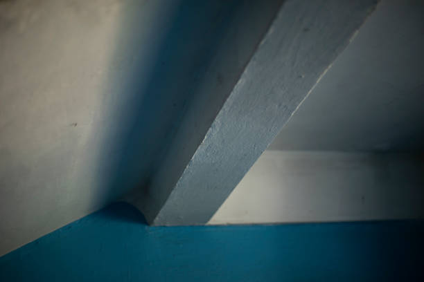 istock Entrance interior. Ceiling in a building. Architectural details inside the building. 2162877151