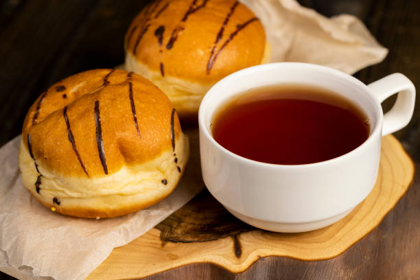 istock sweet dessert for tea with soft chocolate filling 2162879649