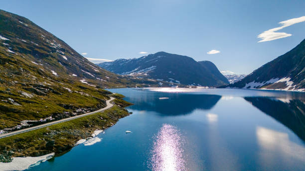 istock Winding Road Through Norwegian Mountains, Langvatnet, Geiranger, Norway 2162881302