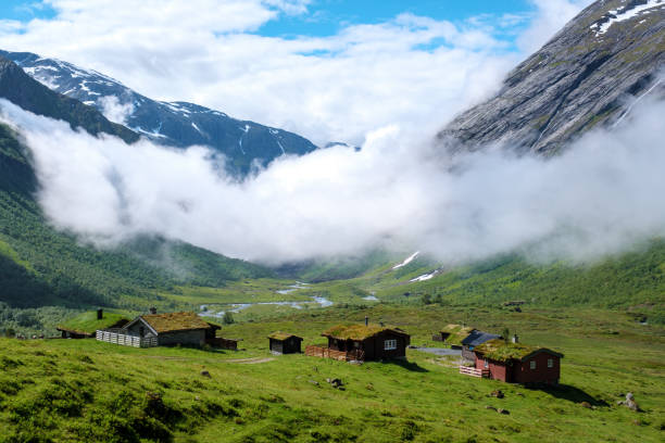 istock Mountain Cabins Amidst Norwegian Clouds 2162881893