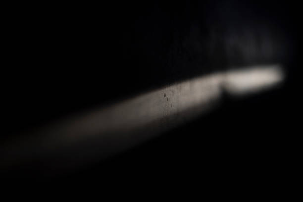 istock Line of light on the wall. Beam on the surface. Light and shadow. 2162883388