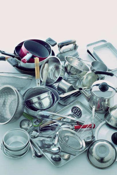 istock Small, unwanted metal waste from households 2162883612