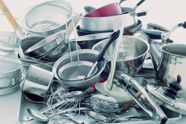 istock Small, unwanted metal waste from households 2162883619