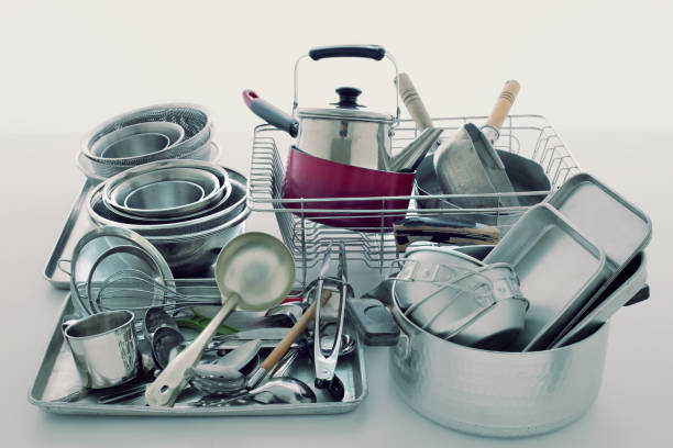 istock Small, unwanted metal waste from households 2162883648