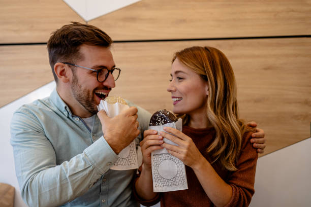 Bakery setting for couple's  meal