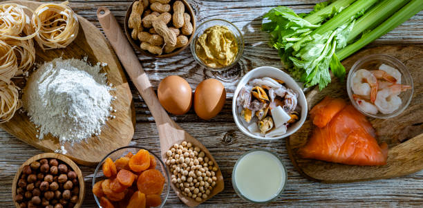 istock Composition with common food allergens 2162884636