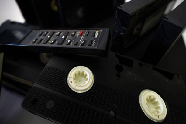 istock Old Video Casette player for films in VHS format 2162894713