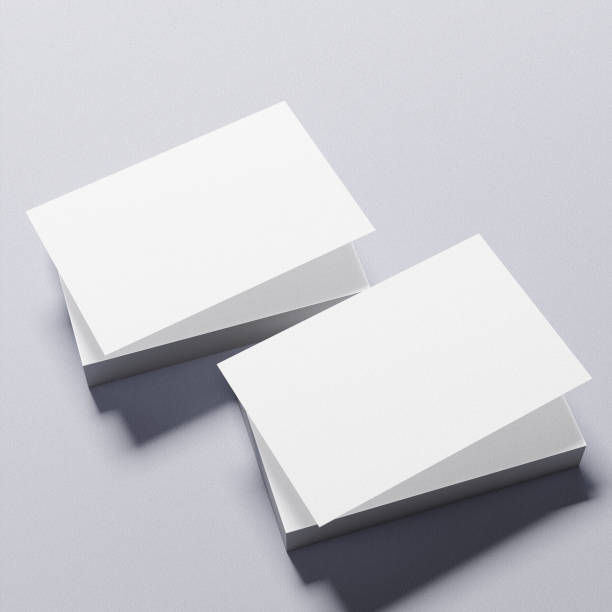 istock Business card template for mock up and design presentation 2162896319