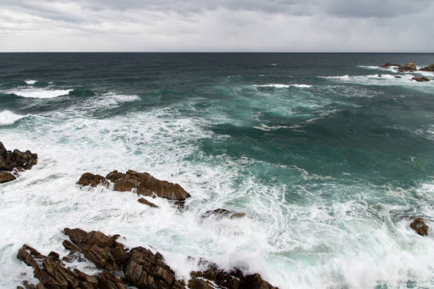 seascape on a stormy day