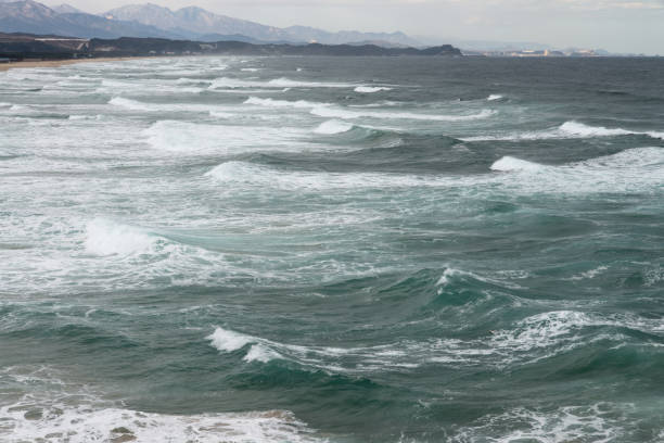 seascape on a stormy day