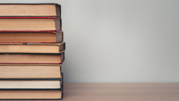 istock Old books on the shelf. 2162908117