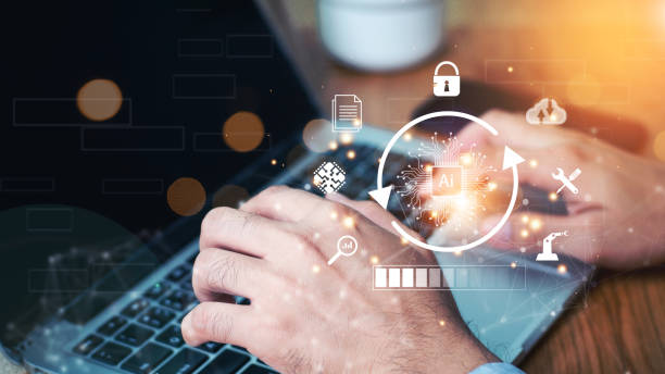 istock Digital transformation change management, internet of things. new technology bigdata and business process strategy, customer service management, cloud computing, smart industry.Aitechnology. 2162908647