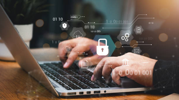 istock Cyber security and Security password login online concept Hands typing and entering username and password of social media, logging in with smartphone to an online bank account, data protection hacker 2162909246