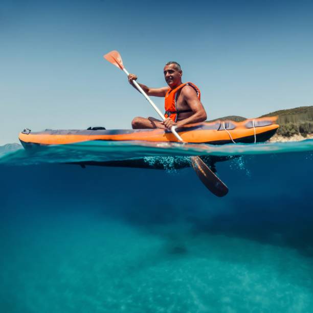 istock Man on the kayak 2162912303