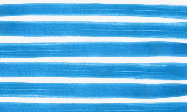 istock Marine abstract background with watercolor blue stripes isolated on white background 2162916897