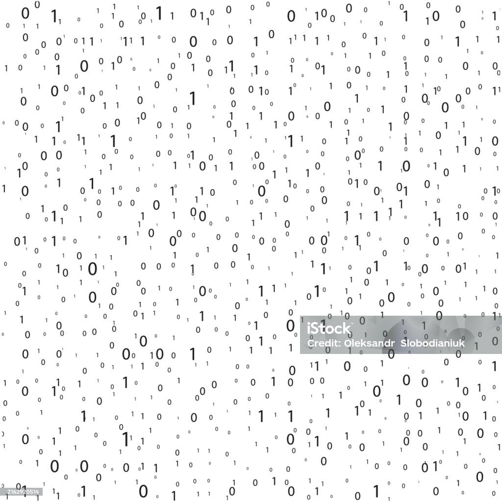 Numbers Stream Binary Fall Stream Binary Code Binary Code Matrix Background On Screen From Numbers ...