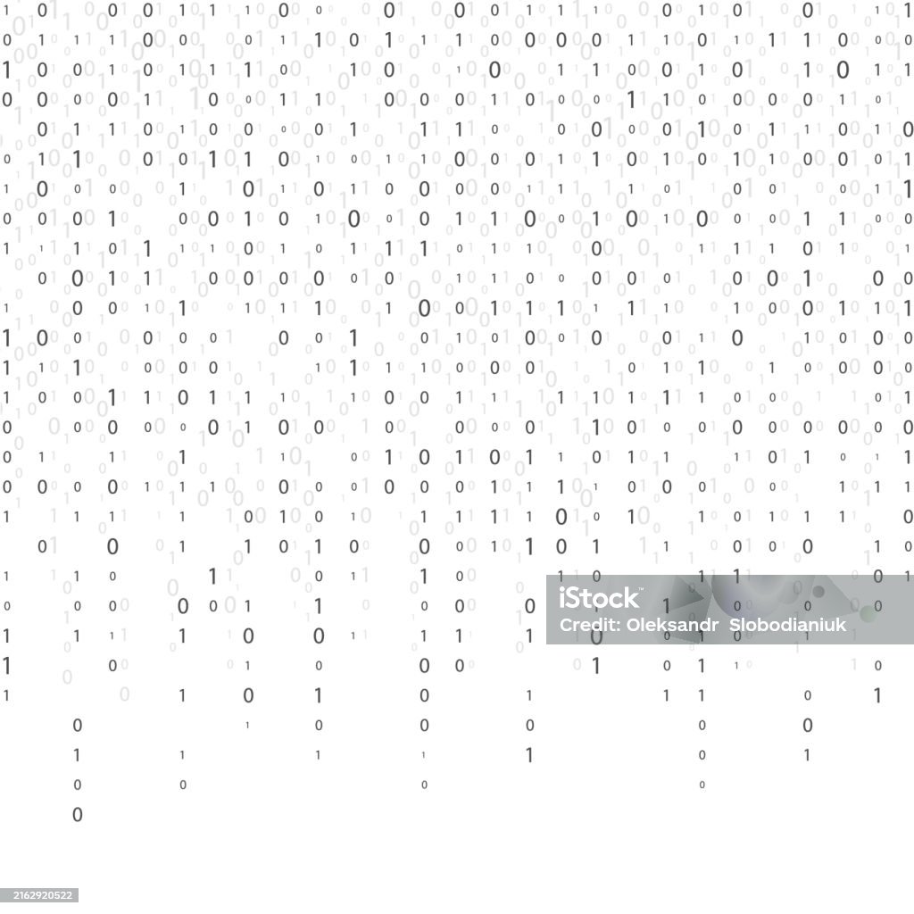 Numbers Stream Binary Fall Stream Binary Code Binary Code Matrix Background On Screen From Numbers ...
