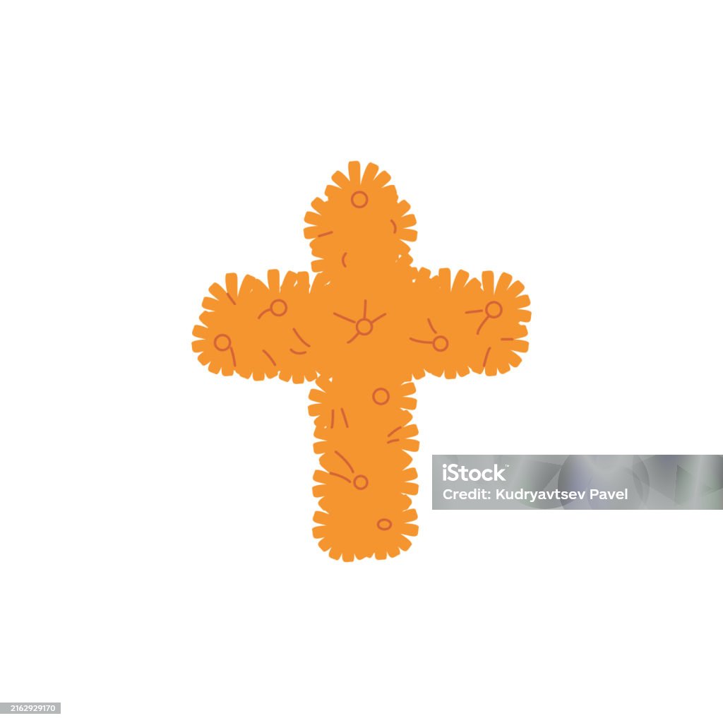 Fiesta "Día de los Muertos" en una ilustración vectorial con una cruz hecha de caléndulas - arte vectorial de Acontecimiento libre de derechos Fiesta "Día de los Muertos" en una ilustración vectorial con una cruz hecha de caléndulas - arte vectorial de Acontecimiento libre de derechos