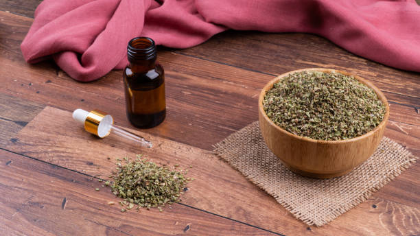 istock Homemade organic thyme and thyme oil. 2162929645