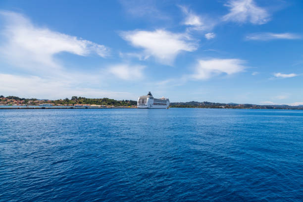 MSC Opera off the coast of Corfu, Greece
