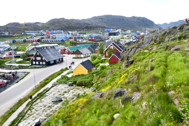 istock Greenland town, Qaqortoq 2162942279