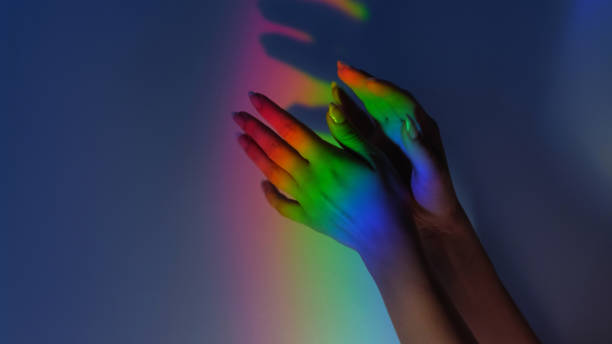 istock Rainbow touch lgbt colors equality culture hands 2162946319