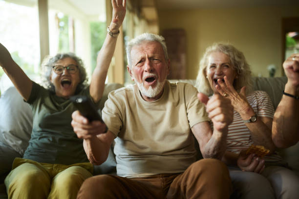 istock Watching TV in nursing home! 2162964217