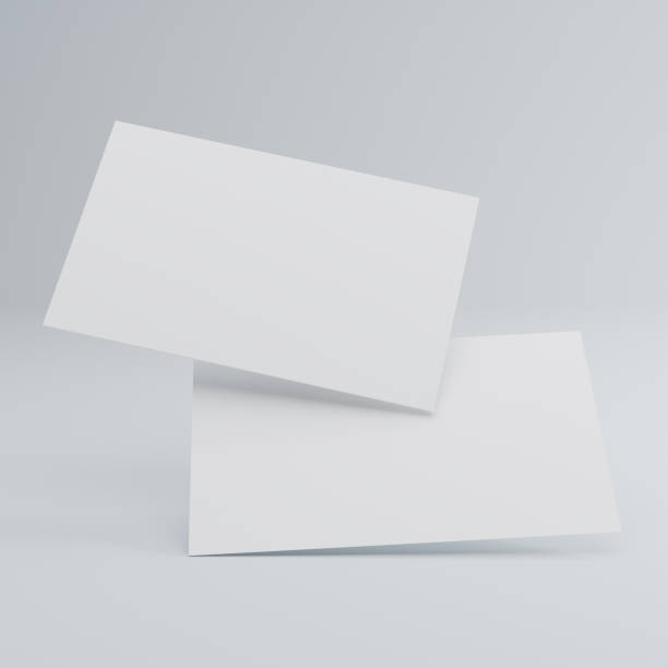 istock Business card template for mock up and design presentation 2162965216
