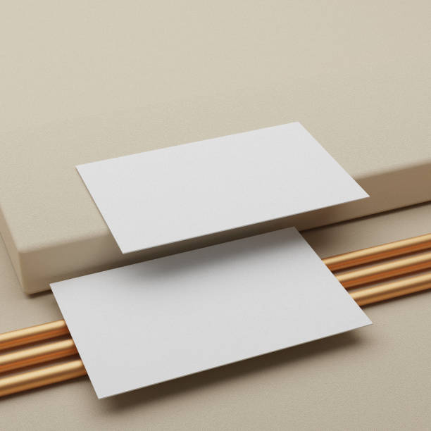 istock Business card template for mock up and design presentation 2162965411
