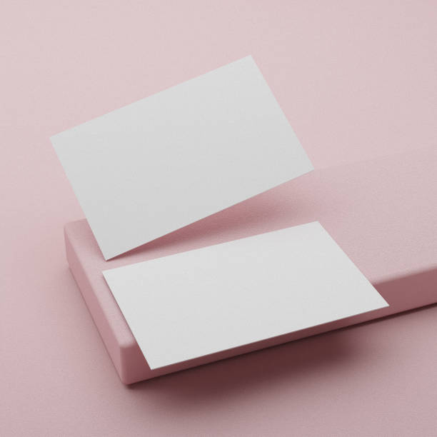 istock Business card template for mock up and design presentation 2162965412