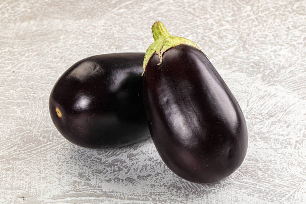 istock Raw ripe organic eggplant vegetable 2162968063