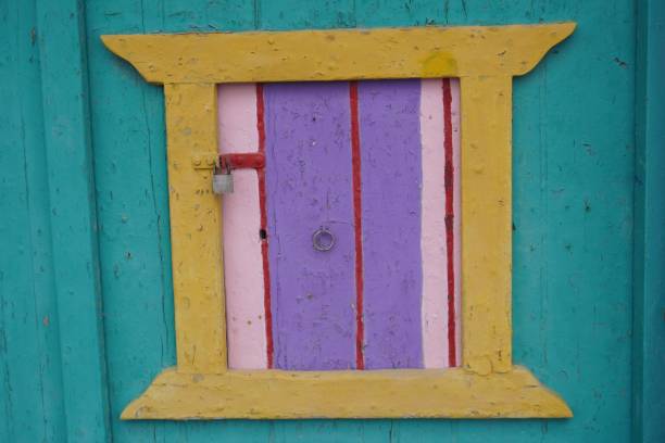istock Window in a Boat Shed Door 2162969247