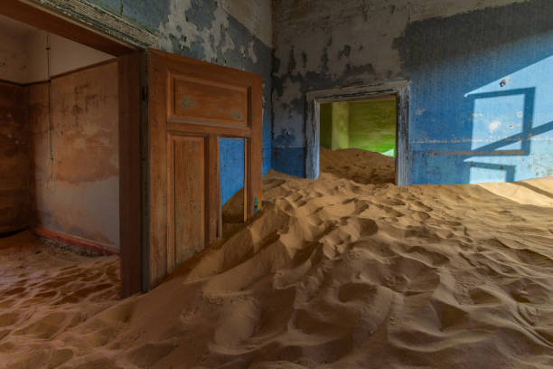 istock The  ghost town, an abandoned German colonial-era settlement, Luderitz 2162971149